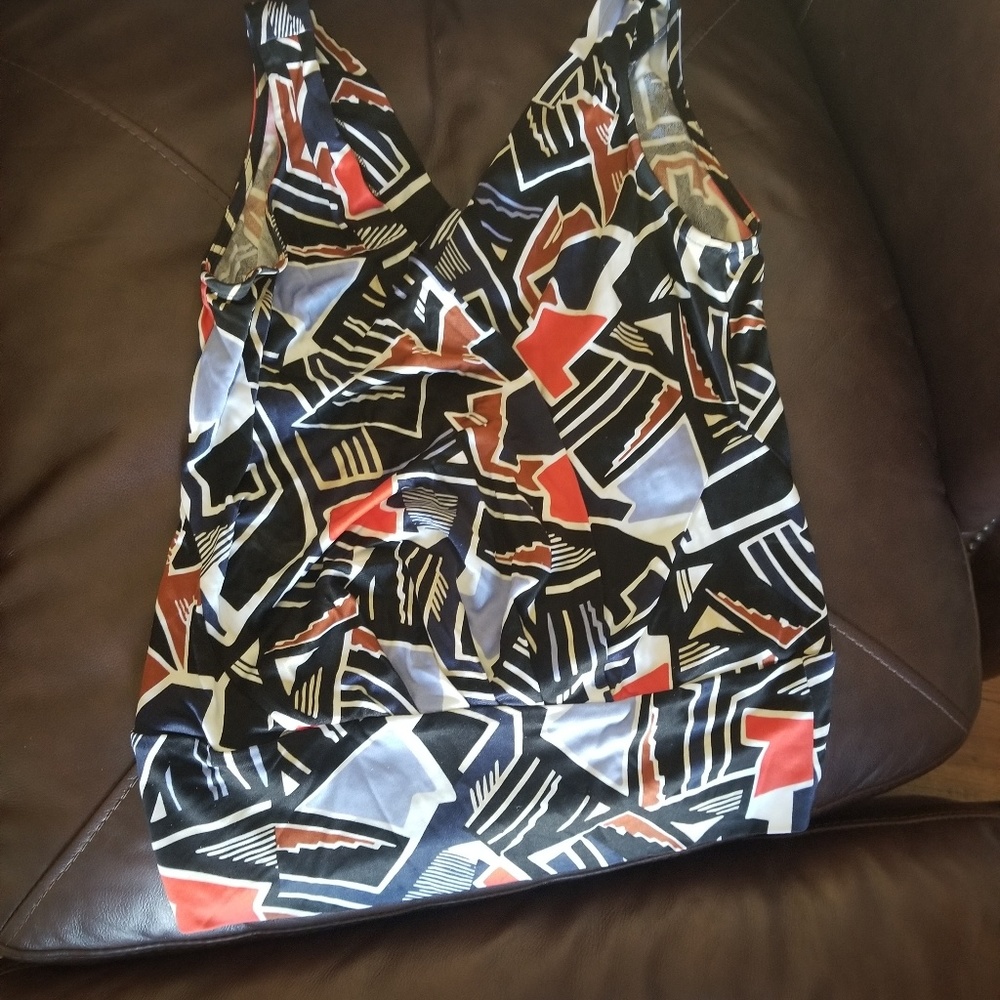 Diane von Furstenberg Vail Top Size 4 Geometric